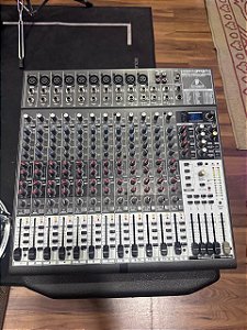Mesa de Som Behringer Xenyx 2442FX – Mixer Analógico Profissional com Efeitos - semi novo