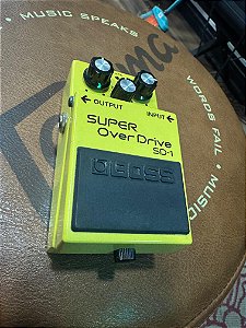 Pedal Boss SD-1 Super OverDrive - semi novo