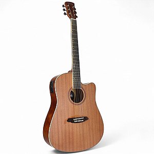 Violão Elétrico Tonante Safira 41 Mahogany Fosco Eq 5 Bandas
