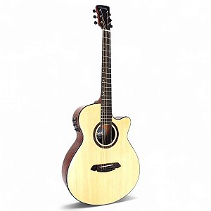 Violão Elétrico Tonante Abalone 40" Natural Fosco Eq 3 Bandas