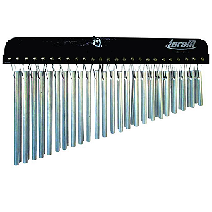 Carrilhão Torelli Preto Duplo 48 Barras de Alumínio Natural – TA314