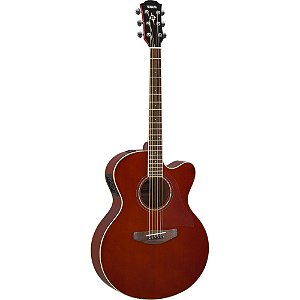 Violão Yamaha CPX600 Eletroacústico Aço Root Beer