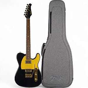 Guitarra Seizi Vintage Bonsai Black Gold