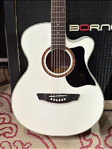 Violão Strinberg Berlin Branco BE30C WH – usado