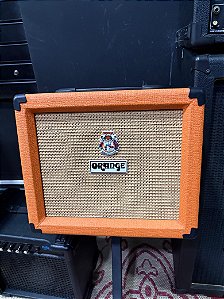 Amplificador Orange Crush 20ldx c efeitos drive afinador - semi novo