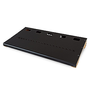 Pedalboard Fuhrmann Luxo para 5 pedais pequenos PB5 Sem fonte