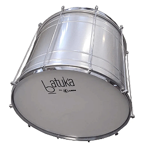 Surdo Luen 45x20 Alumisteel Aro Bola Crom Pele Leitosa 10 Afin Batuka