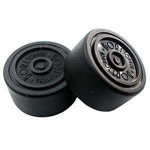 Unidade Botão Topper pedal pedaleira footswitch Borracha Preta Bori p/ guitarra