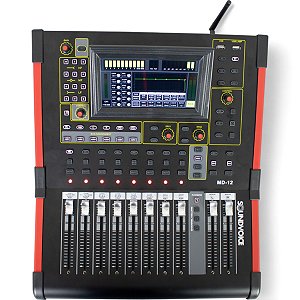 Mesa Digital Soundvoice Áurea Md-12 Touchscreen 12 Canais Bluetooth e Gravação USB