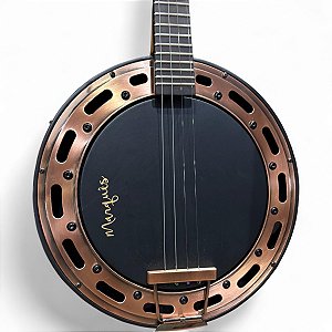 Banjo Marquês Baj221 preto aro em cobre elétrico BAJ-221BKSEQ