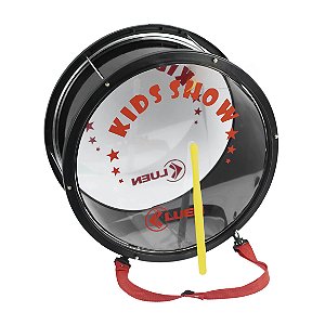 Bombo Luen 20x14 Preto Fosco Cristal Kids Show Colorsteel 91021PTF