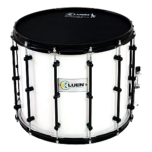 Caixa Tenor 14X12 " Marching Band Luen Branca e Preta 45048