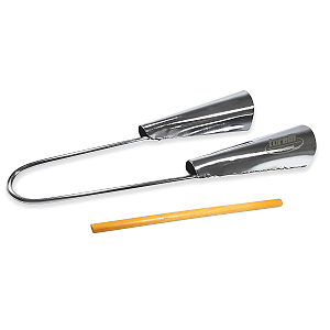Agogo Duplo Torelli Medio Cromado TO015