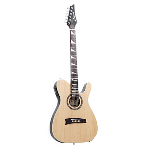 Violão Marquês Aço Semi Acústico Flat Sonic Natural Fosco VA-44NSEQ