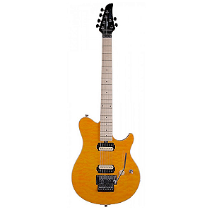 Guitarra Tagima TGM-200 Transluced Ambar TA mod. Music Man Floyd rose