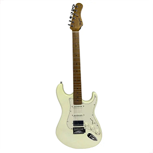 Guitarra Tagima TG-580 Branco Escala Clara OW