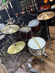 Bateria Mapex Vênus Completa Com Pratos Zeus Krest Orion – Usada