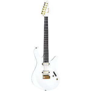 Guitarra Divitone DSG-10 AO Arctic Ore Branco com Dourado