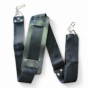 Talabarte Correia 2 Ganchos Ombreira Caixa Surdo Alfaia Zabumba