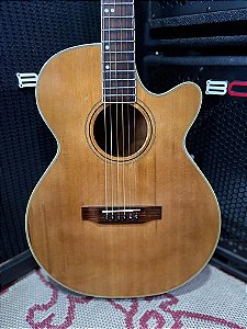 Violão Cort Sf-5x Tampo Maciço Cap Fishman Prefix - Usado