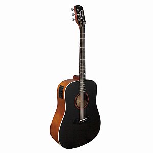 Violão Giannini GD-1 EQ CTBK Color Top Black Performance Aço Eletroacústico