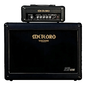Kit Caixa Gabinete Guitarra 2x12 Space Gs212 + Cabeçote Space Jr F-350 Faiska Meteoro