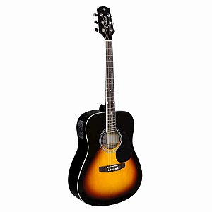 Violão Giannini GD-1 EQ VSB-S Vintage Sunburst Satin Performance Aço Eletroacústico