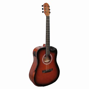 Violão Giannini Acoustik GDH CEQ SBS Sunburst Satin Aço Eletroacústico