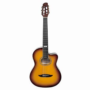 Violão Giannini GNF-3 CEQ TS Tobacco Sunburst Performance Nylon Eletroacústico