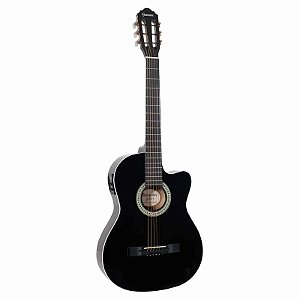 Violão Giannini Start SF-14 CEQ BK Black Eletroacústico Aço