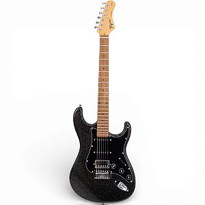 Guitarra Tagima TG-580 Preta Sparkle Escala Clara BKSK
