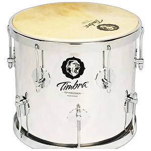 Repique Anel Timbra 12x30 Aluminio C/aro Cromado Pele Animal 283165