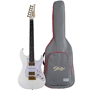 Guitarra Seizi Katana Blade HSH – Pearl White Gold
