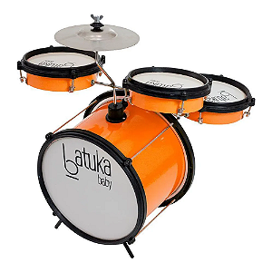 Bateria Infantil Luen Baby Laranja Pele Leitosa