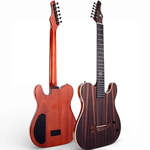 Violão Marquês VN-32 Ébano Brilho Flat nylon elétrico