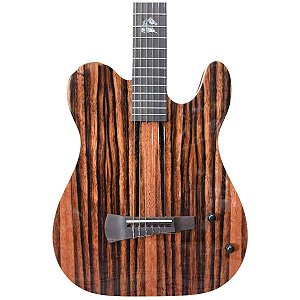 Violão Marquês VN32 Ébano Brilho Flat nylon elétrico