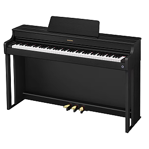 Teclado Casio AP-300 Bk Piano Digital com banqueta Celviano Preto