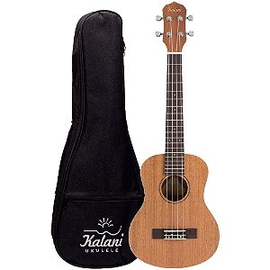 Ukulele Tenor 26 Kayke Series Natural Sapele Kal300 Ts Friso Roseta em ABS Bag Kalani 15419