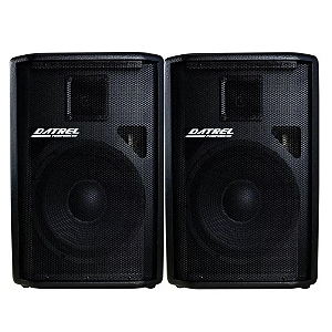 Kit Caixa Ativa AT12250 + Passiva CE250 Datrel 12 500w preta