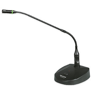 Microfone De Mesa Gooseneck Profissional Com Haste Skypix MC558