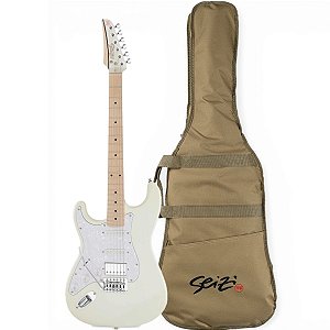 Guitarra Canhota Seizi Fun Katana Musashi HSS MP Lefty Snow White Sparkle