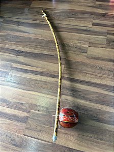 Berimbau Top Profissional Premium Mestre Completo Caxixe + Dobrão + Vara