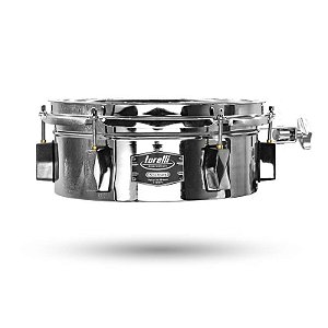 Caixa Timbalito Torelli Aço Cromado Prata 10" X4" TCM27