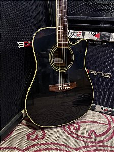 Violão Crafter Ed75 Korea Tampo Sólido Pesado – Usado