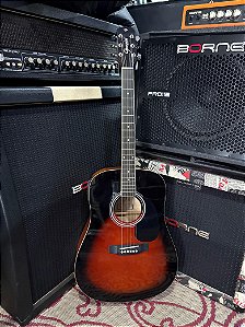 Violão Giannini Gd1 Aço Elétrico Afinador Usado