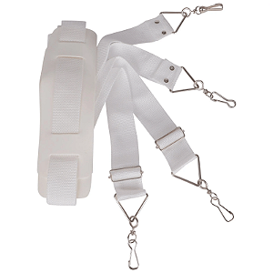 Talabarte Correia Luen 4 ganchos branco 16003BR