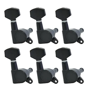Tarraxa Para Guitarra Blindada Preta Smart Tsmgp
