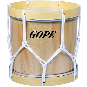 Alfaia Gope 14" Madeira Com Aro De Madeira - Afinacao De Corda Bme14