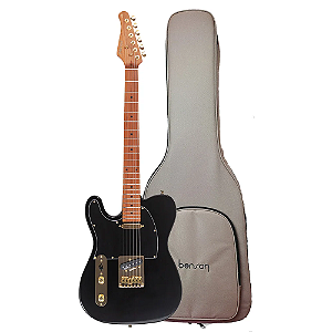 Guitarra Benson Canhota Hardy T 904 BK/BK Gold LH IX