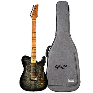 Guitarra Seizi Katana Kabuto Plus Hh - Rm Deep Black Gold